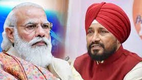 PM Narendra Modi and punjab CM Charanjit Singh Channi