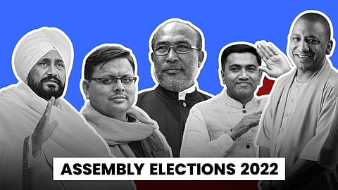 Bjp is winning four states in assembly elections aap also hav a big sucess in punjab