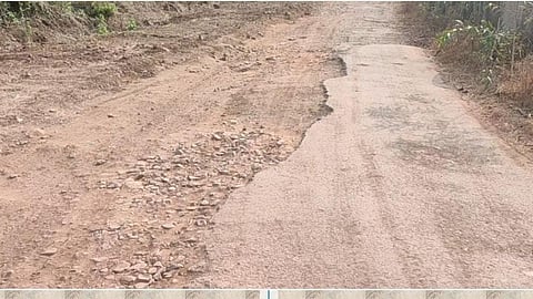 bad road condition