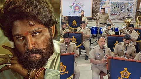 Srivalli | Khaki Studio | Pushpa | Mumbai Police Band