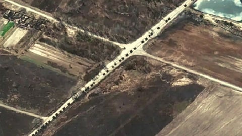 Russia Ukraine War: कीव्ह शहराला वेढा; सॅटेलाइटच्या फोटोमध्ये दिसली युक्रेनची भयानक स्थिती