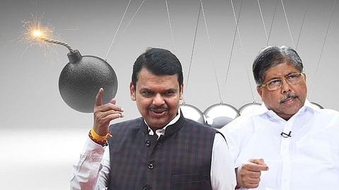 Devendra Fadnavis- Chandrakant Patil 