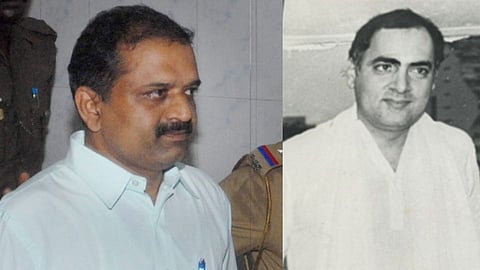Perarivalan and Rajiv Gandhi