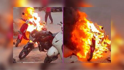EV Battery Explosion 