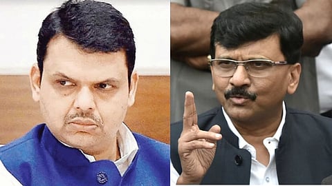 Devendra Fadnavis Vs Sanjay Raut, 