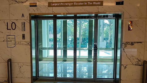 World's largest elevator installed in Mumbai at JWC