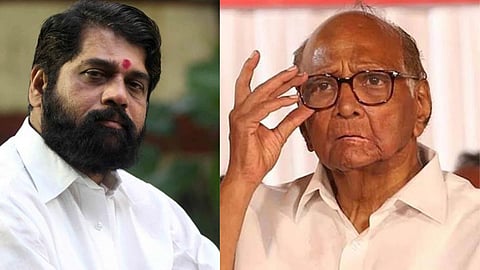Eknath Shinde and Sharad Pawar