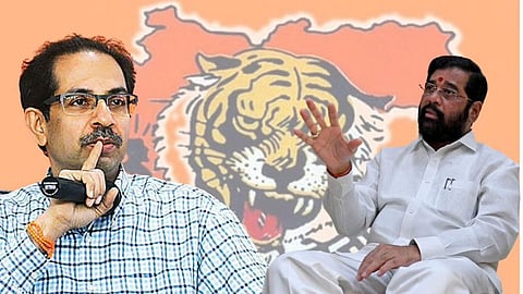 Uddhav Thackeray and Eknath Shinde 
