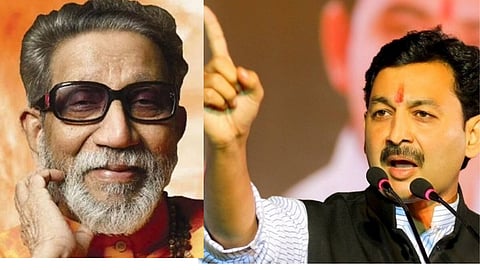 balasaheb Thackeray And  Sambhajiraje Chhatrapati