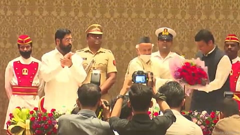 Eknath Shinde Devendra Fadnavis Oath-taking ceremony