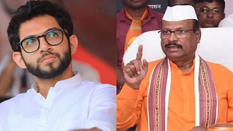 Aditya Thackeray and abdul sattar 