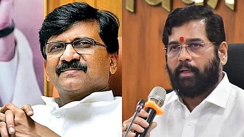 sanjay raut and eknath shinde 