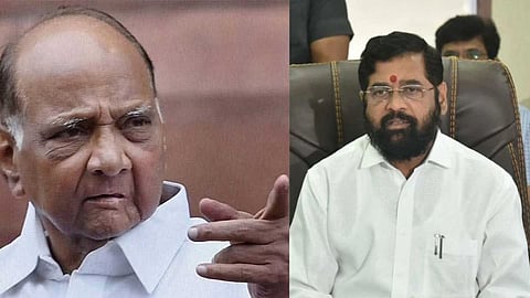 sharad pawar and eknath shinde 