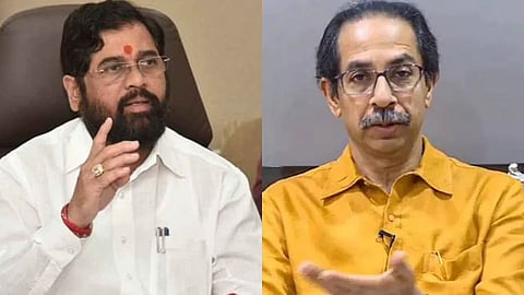 Eknath shinde and uddhav thackeray 