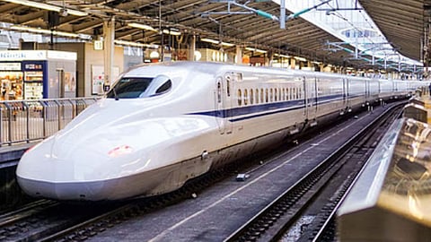 Mumbai Ahmedabad bullet train project /file Photo