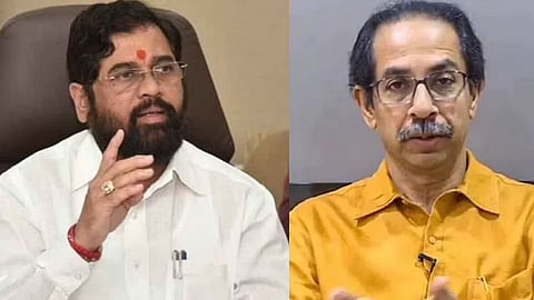 Eknath shinde and uddhav thackeray 
