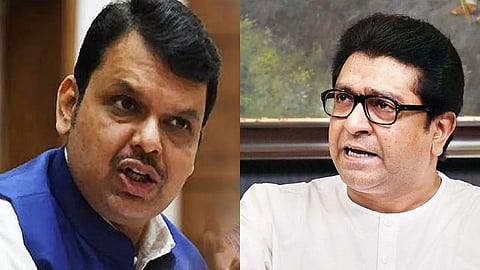 Devendra Fadnavis and Raj thackeray 