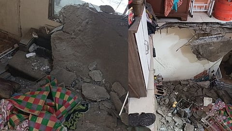 Mira Road Building Roof Collapsed 