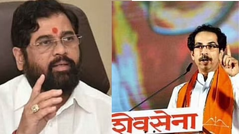 Eknath shinde and uddhav Thackeray 