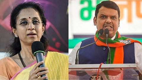 Supriya Sule, Devendra Fadnsvis