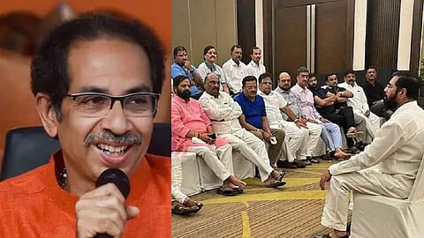 uddhav Thackeray and eknath shinde group