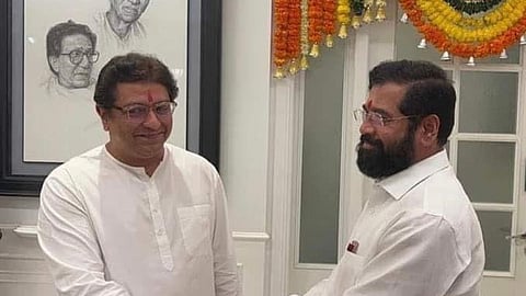 Eknath Shinde meets Raj Thackeray