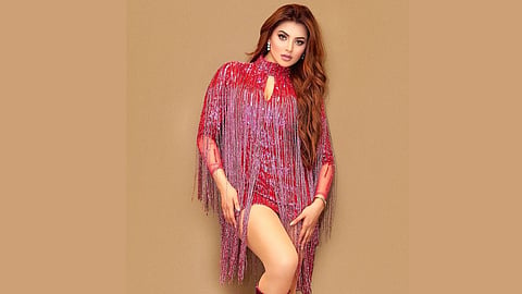 Urvashi Rautela With Chiranjeevi