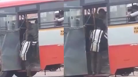 KSRTC Bus Viral Video 