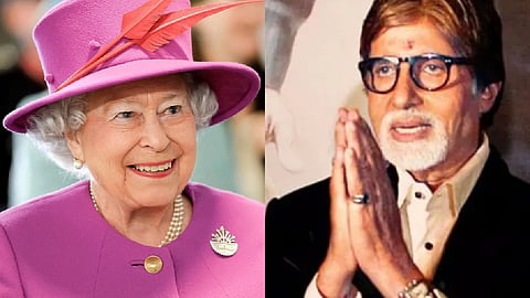 Queen Elizabeth II and Amitabh Bachchan