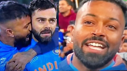  IND vs PAK  Virat Kohli Hardik Pandya  Emotional