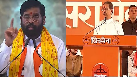 eknath shinde and uddhav thackeray  