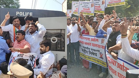 ncp strike against Maharashtra government 