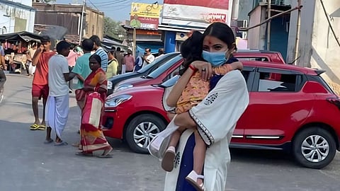 Anushka Sharma with her daughter Vamika