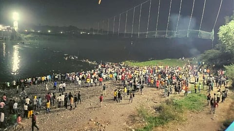 Morbi Cable Bridge Collapses
