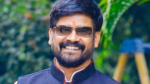 Beed , BJP President Bhagirath Biyani