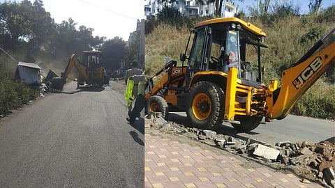 Navale Bridge Encroachment