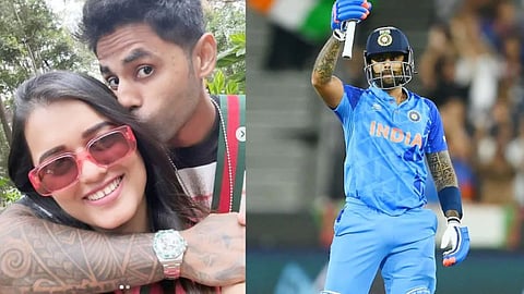 Suryakumar Yadav with wife Devisha