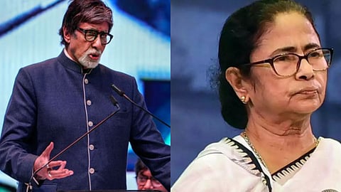 Mamata Banarjee and Amitabh Bachchan 