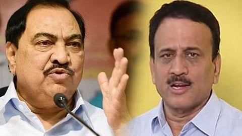 eknath khadse and girish mahajan