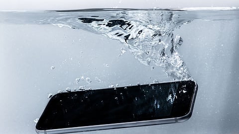 Phone In Water 