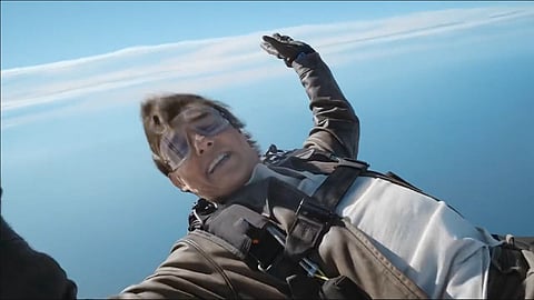 Tom Cruise jumped from the Helicopter