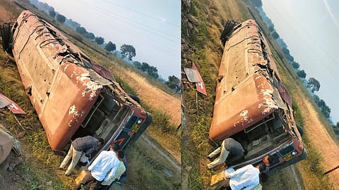 Dhule ST Bus Accident 