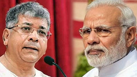 Prakash Ambedkar And Narendra Modi 