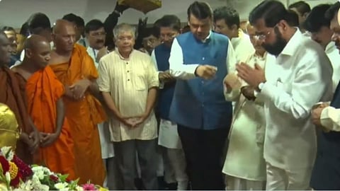 CM Eknath Shinde, Dr Babasaheb Ambedkar Mahaparinirvan