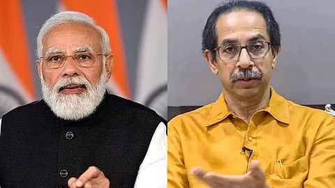 Uddhav Thackeray And Narendra Modi 