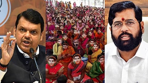 Anganwadi workers, Eknath Shinde And Devendra Fadnavis