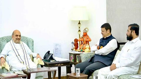 Amit shah, eknath shinde, devendra fadnavis