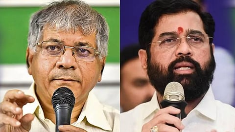CM Eknath Shinde and Prakash Ambedkar/File