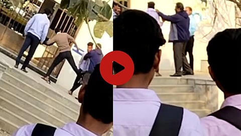 Teacher Beaten Student