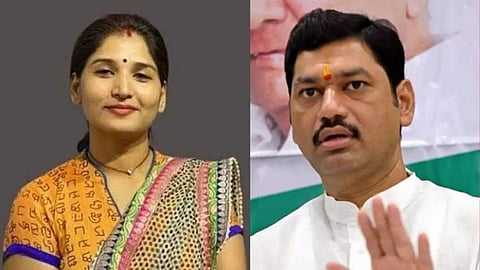 Karuna Munde and Dhananjay Munde